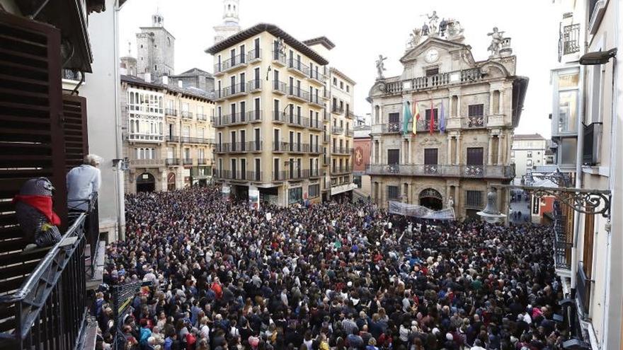 Pamplona vuelve a movilizarse contra la Manada en desacuerdo con la sentencia