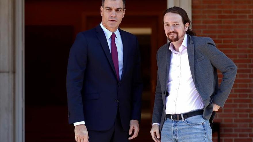 Pedro Sánchez y Pablo Iglesias, los candidatos más madrugadores para votar