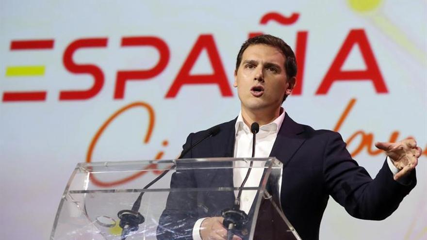 Albert Rivera durante la presentación de la plataforma 'España Ciudadana'.