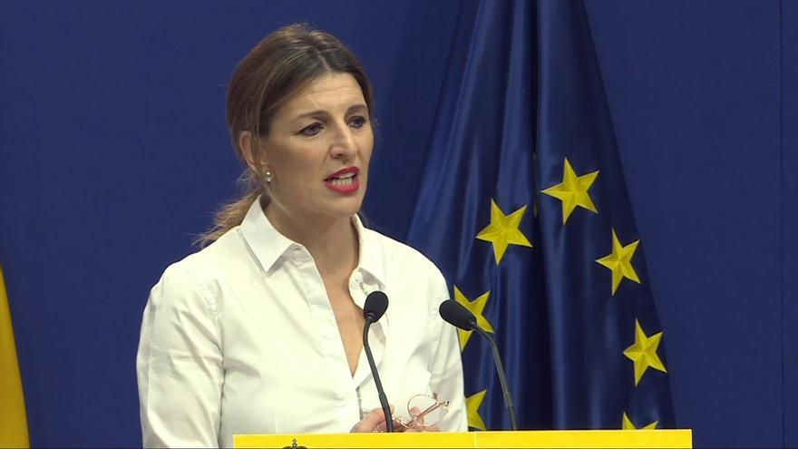 Yolanda Díaz respalda a Ábalos y dice que España "tiene problemas mucho más severos" que esta reunión