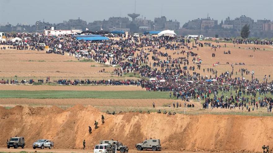 Cuatro palestinos muertos en incidentes en la frontera de Gaza con Israel