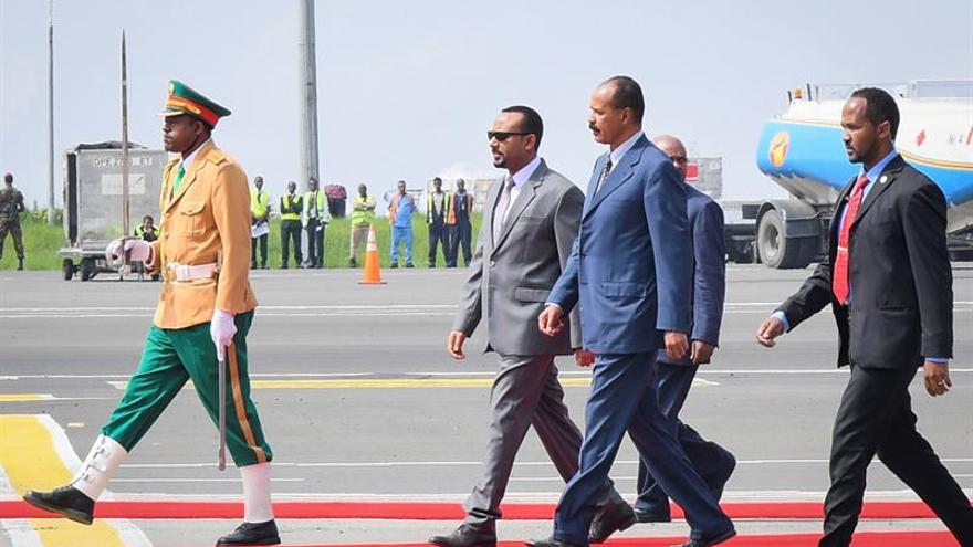 The president of Eritrea arrives in Ethiopia to consolidate the peace process