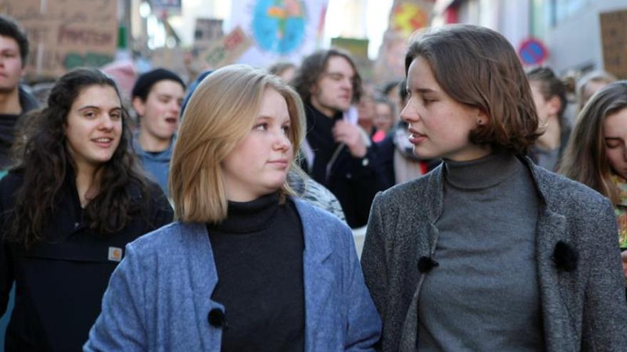 Dos adolescentes revolucionan la lucha contra el cambio climático en Bélgica