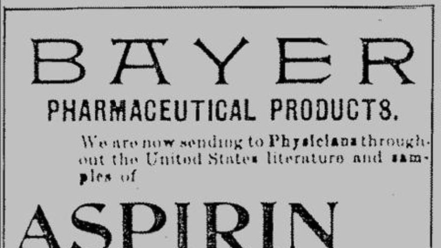 Bayer comercializaba la heroína junto con la aspirina. 